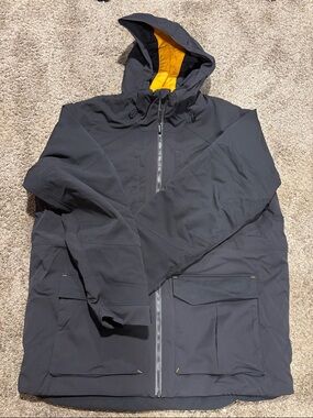 Ariat Black Hooded Rebar Elite Waterproof Insulated Jacket size L